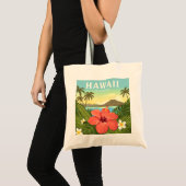 Tote Bag Vintage Hawaii (Devant (produit))