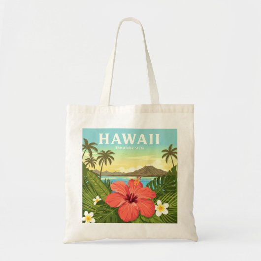 Tote Bag Vintage Hawaii (Devant)