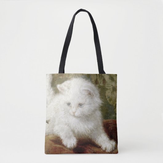 Tote Bag Vintage Henriette Ronner-Knip Curiousity (Devant)