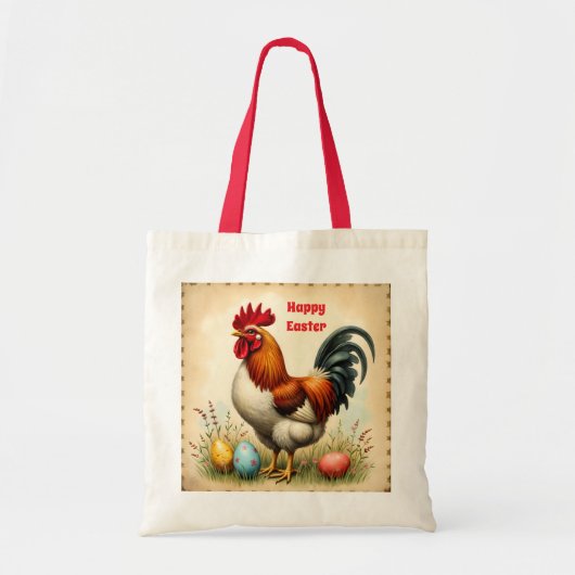 Tote Bag Vintage Holiday Collection tendance Pâques (Devant)