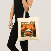 Tote Bag Vintage Houston Texas (Devant (produit))