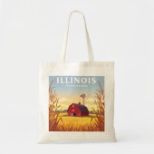 Tote Bag Vintage Illinois (Devant)