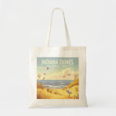 Tote Bag Vintage Indiana Dunes National Park  (Devant)