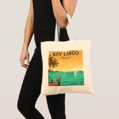 Tote Bag Vintage Key Largo Floride (Devant (produit))