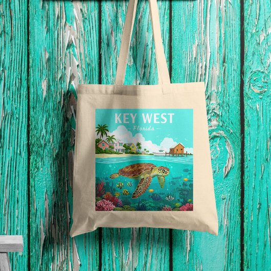 Tote Bag Vintage Key West Floride
