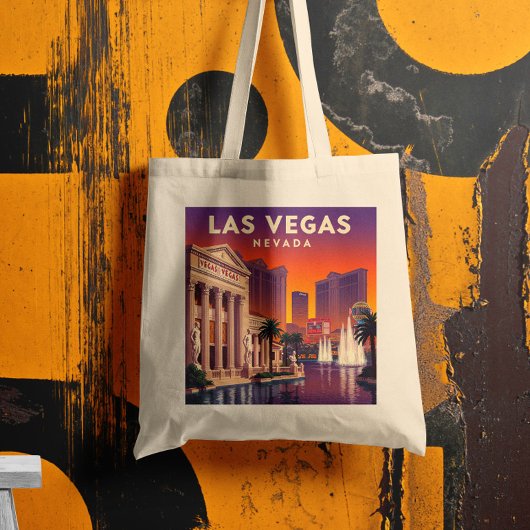 Tote Bag Vintage Las Vegas Nevada