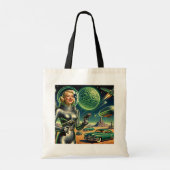 Tote Bag Vintage Laser Beam Pin-Up (Dos)