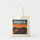 Tote Bag Vintage Marfa Texas (Devant)