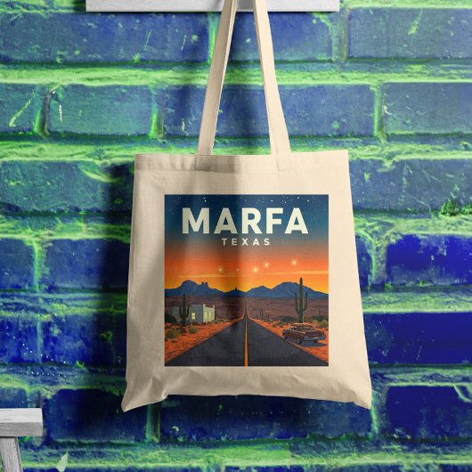 Tote Bag Vintage Marfa Texas