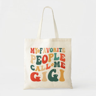 Tote Bag Vintage Mes Gens Favoris M'Appelent Gigi ReTote Sa