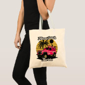 Tote Bag Vintage Miami Beach Floride (Devant (produit))