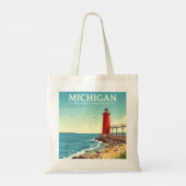 Tote Bag Vintage Michigan (Dos)