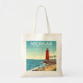 Tote Bag Vintage Michigan (Devant)