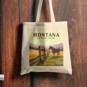 Tote Bag Vintage Montana