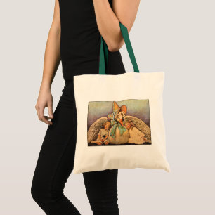 Tote Bag Vintage Mother Goose Enfants Jessie Willcox Smith