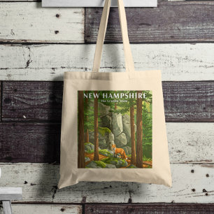 Tote Bag Vintage New Hampshire