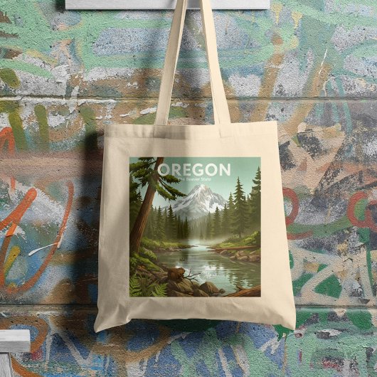 Tote Bag Vintage Oregon