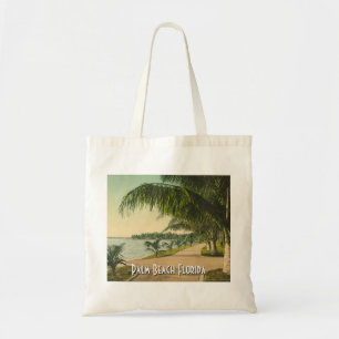 Tote Bag Vintage Palm Beach Floride
