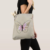 Tote Bag Vintage papillon (De près)