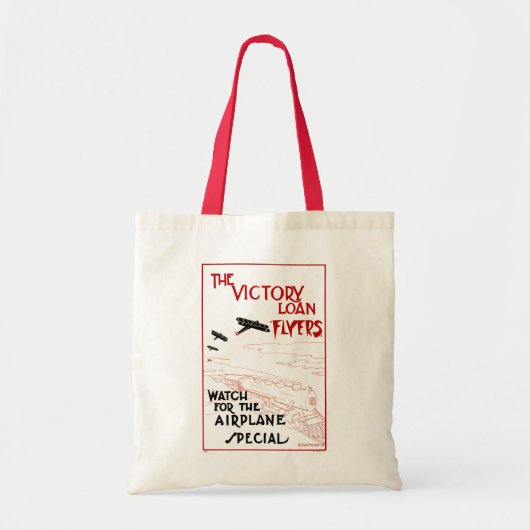 Tote Bag Vintage Patriotique, Victory Loan Avions (Devant)