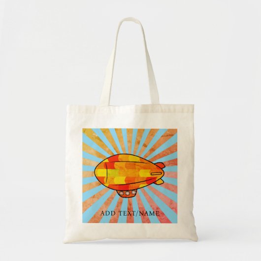 Tote Bag Vintage Print Blimon Ballon Sunny Sky (Devant)
