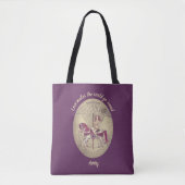 Tote Bag Vintage Purple Carousel (Devant)