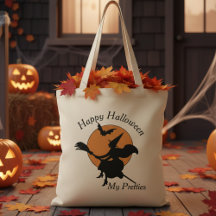 Vintage Retro Happy Halloween Ma jolie sorcière