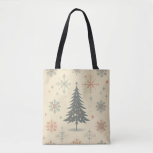 Tote Bag Vintage/rétro moderne Noël/hiver