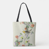 Tote Bag Vintage rose (Dos)