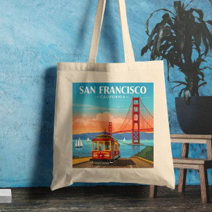 Tote Bag Vintage San Francisco Californie