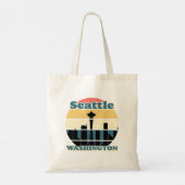 Tote Bag Vintage Seattle Washington (Dos)
