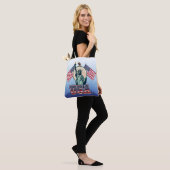 Tote Bag Vintage, Statue de la Liberté (Sur le modèle)