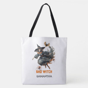 Tote Bag Vintage tradition aquarelle éffrayante mauvaise so