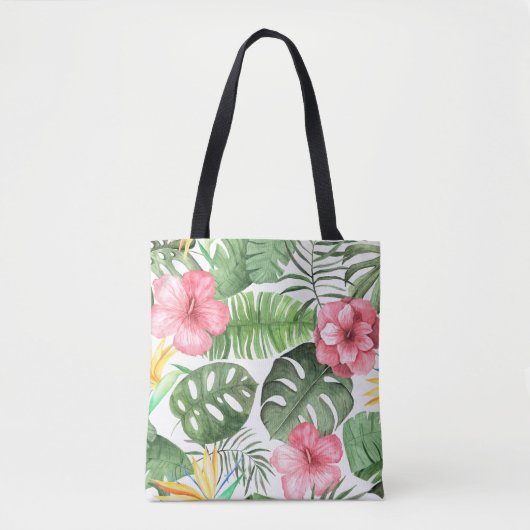 Tote Bag Vintage tropical (Devant)