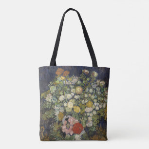 Tote Bag Vintage Vincent Van Gogh Bouquet de fleurs