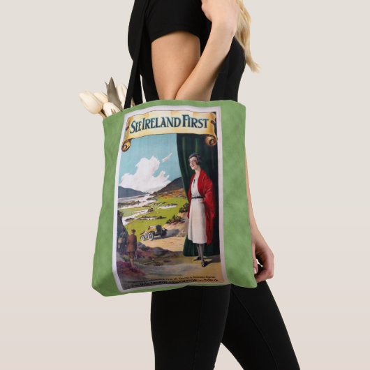 Tote Bag Vintage Voir Irlande Premier voyage (De près)