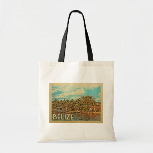 Tote Bag Vintage voyage de Belize