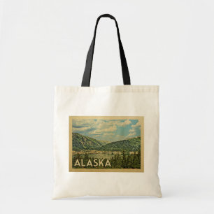Tote Bag Vintage voyage de l'Alaska