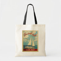Vintage voyage de voilier du Cap May New Jersey