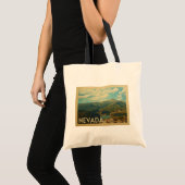 Tote Bag Vintage voyage d'État du Nevada (Devant (produit))