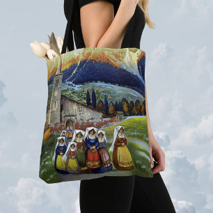 Tote Bag Vintage voyage, Femmes des Abruzzes, Italie