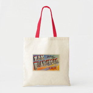 Tote Bag Vintage voyage San Francisco