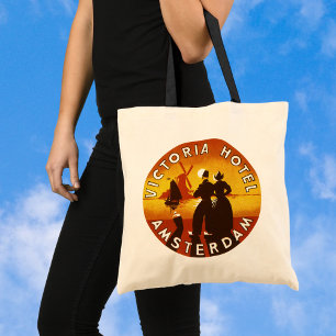 Tote Bag Vintage voyage, Victoria Hotel, Amsterdam, Holland
