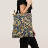 Tote Bag Vintage William Morris Larkspur Motif (De près)