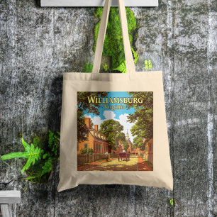 Tote Bag Vintage Williamsburg Virginie