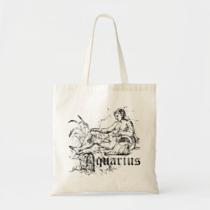 Tote Bag Vintage Zodiaque Verseau