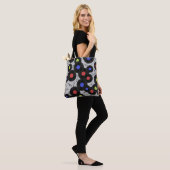 Tote Bag Vinyl Records : Music Note Motif (Sur le modèle)