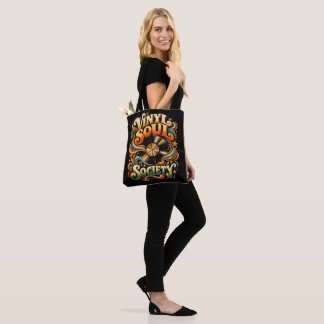 Tote Bag Vinyl Soul Society Musique Âme Vintage Disque