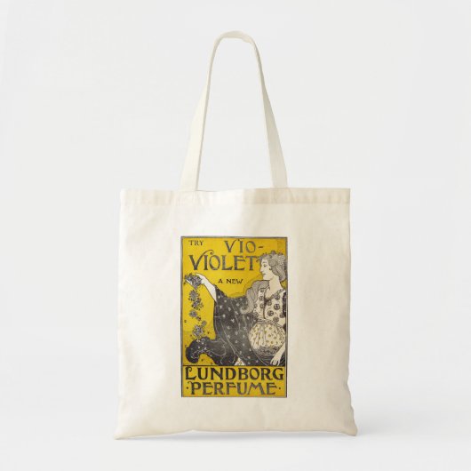 Tote Bag Vio-Violet Parfum Art (Devant)