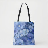 Tote Bag Viola blue (Devant)